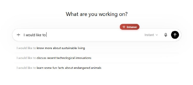 Smart autocomplete suggestions
