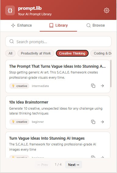 Library search and browse interface